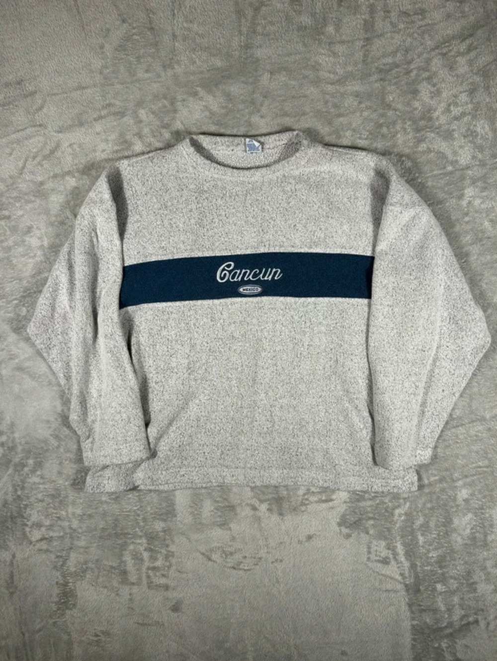 vintage 90s esy sportswear cancun mexico sweatshirt size XL